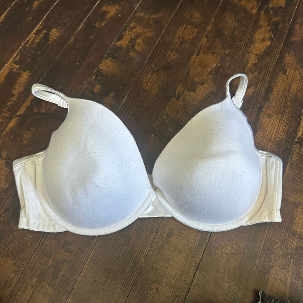 Cacique white jersey full figure 44DDD everyday bra